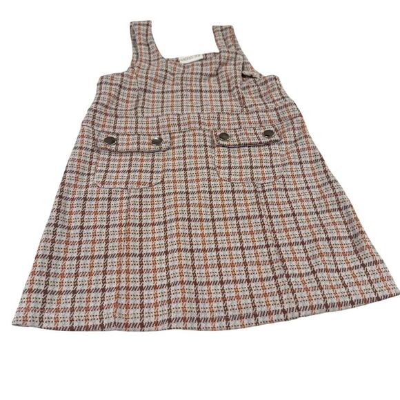 Rachel Zoe Toddler Girl 5T Plaid Fall Dress - Picture 1 of 4